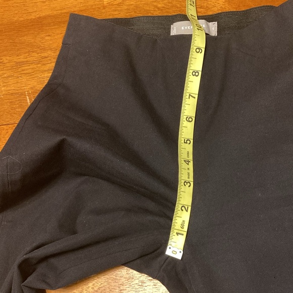 Everlane Womens Size 0 The Side-Zip Stretch Cotton Pant Black Work Trousers - Picture 11 of 13